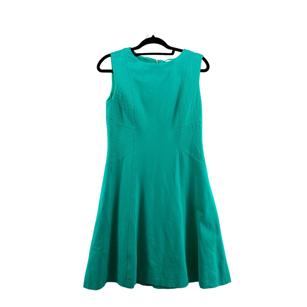 Antonio Melani Sleeveless Fit & Flare Dress‎ Career Work Green Size 6